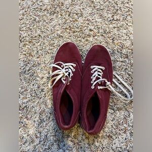 Vans Classic Low Top Canvas Burgundy Shoes